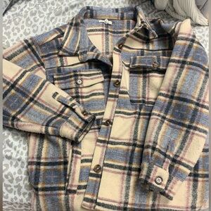 plaid shacket